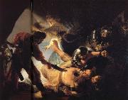 Rembrandt van rijn The Blinding of Samson oil painting